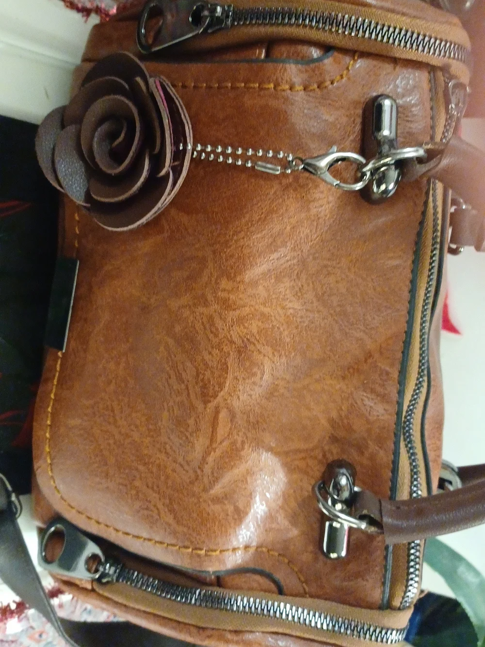 Brown Women's Satchel Handbag